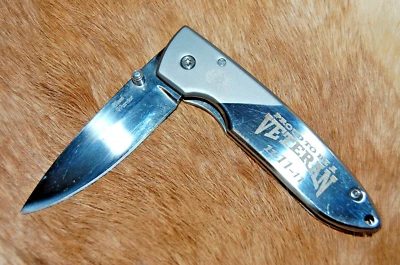 Proud To Be A Veteran 11-11-11 commemorative Frame Lock Knife - Great EDC - NOS - Image 1 of 4