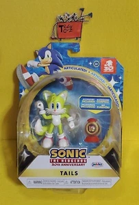 NEW SONIC THE HEDGEHOG TAILS ACTION FIGURE FOX MILES PROWER 30TH ANNIVERSARY - Picture 1 of 3