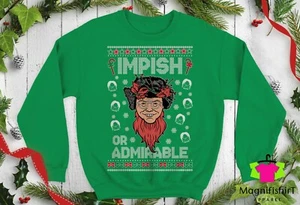 Suéter de Navidad Impish Or Admirable Dwight Schrute Feo Cuello Redondo Sudadera - Imagen 1 de 7