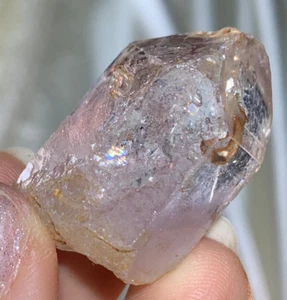 EXTREMELY RARE ANHUI AMETHYST GALAXY MIST PHANTOM TERMINATED QUARTZ CRYSTAL *7 - Picture 1 of 9