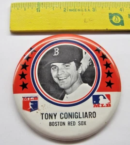 Tony Conigliaro 3-1/2" Pin 1969 Boston Red Sox Scarce - Picture 1 of 4