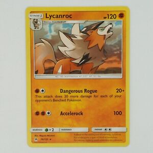 Lycanroc 76/131 Rare Soleil & Lune : Carte Pokémon Lumière Interdite