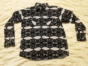 Panhandle Tuf Cooper Performance Casual Western Pearl Snap Button Up Shirt Sz:L - Picture 1 of 21
