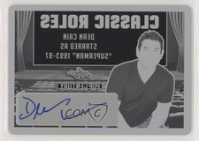 2019 Leaf Pop Century Classic Roles Printing Plate Black 1/1 Dean Cain Auto 3c7