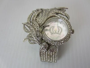 Vintage Pompoos Harald Gloockler German Designer Watch Rhinestones - Picture 1 of 16
