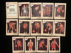 1989-90 ProCards CBA ROCKFORD LIGHTNING singles - choose from list