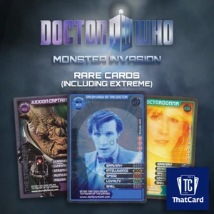 BBC Dr Doctor Who Monster Invasion RARE Cards incl. Extreme - Pick! - Picture 1 of 1