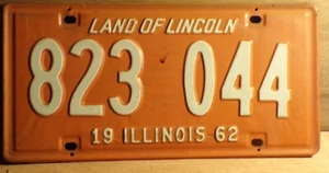 Illinois license plates 1961-1967 (your choice of plate) - Picture 1 of 12