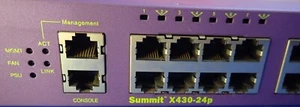 Extreme Networks Summit X430-24p - Picture 1 of 8