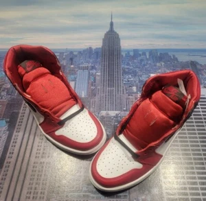 Nike Air Jordan 1 Retro High OG Satin Snake Chicago Womens Size 5 CD0461 601 New - Picture 1 of 7