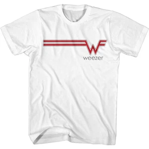 Weezer Flying W Band Logo Men's T Shirt Rock Music Merch - Picture 1 of 5