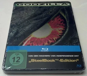 Godzilla STEELBOOK 1998 (Blu-ray Disc,Germany Import) RARE REGION FREE - Imagen 1 de 7