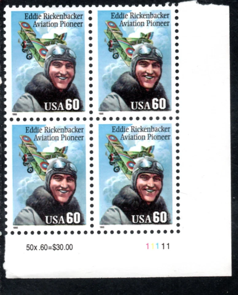 US Scott #2998, Plate Block of 4, MNH, Plate #11111 LR - Image 1 of 1