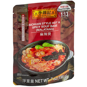 Lee Kum Kee Sichuan-Style Hot and Spicy Soup Base 7 oz. - 6/Case