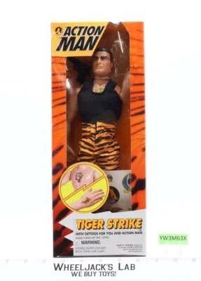 Figura de acción Tiger Strike Action Man Hasbro 1994 12" figura sin usar, en caja sellada Foto 1 de 4