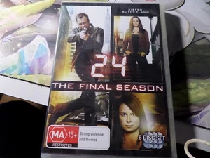 NEW: 24 THE FINAL SEASON Action TV Series DVD Set Region 4 PAL - Picture 1 of 8