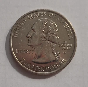 2005 P California Quarter - Rare Faint "T" - In God We "_rust" Error - Picture 1 of 3