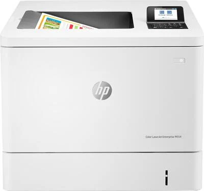 Stampante Laser a Colori 1200 x 1200 DPI A4 LAN Enterprise M554dn Hp - Immagine 1 di 4