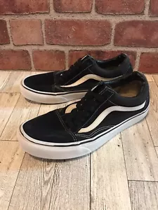 Vans off the a Wall Mens 7 Womens 8.5 Sk8t Shoes Black Low Suede Era Sneakers - Picture 1 of 7