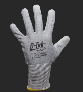 2 PAAR MEDIUM PIP G-Tek 16-560 Seamless PolyKor Handschuh ANSI 4 Schnittfest GTEK - Bild 1 von 2