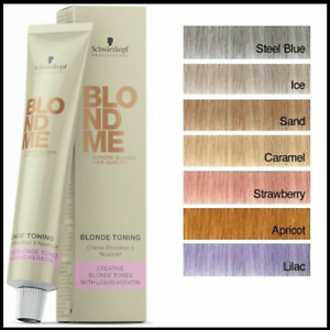  Blondme Blonde Toning Cream 60ml Permanent Hair Colour UK Sellers  