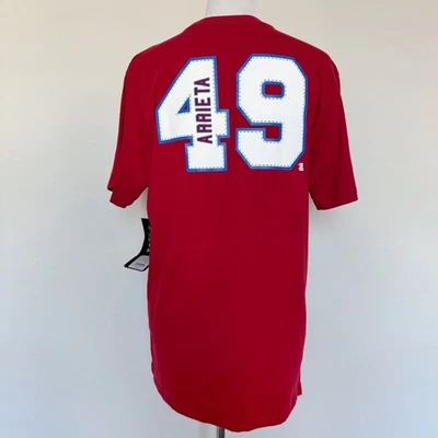 Philadelphia Phillies Jake Arrieta T-Shirt Mens Size Medium 47 Brand MLB Gear - Image 1 of 4