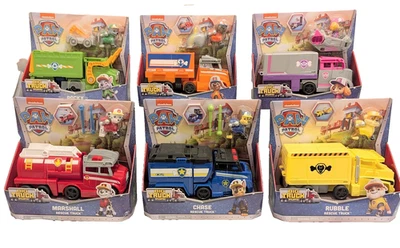 Paw Patrol BIG TRUCK PUPS 6 Vehículos ~ CHASE SKY ROCKY MARSHALL RUBBLE ZUMA ~ Nuevo Foto 1 de 4