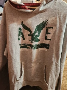 Vintage American Eagle grau/grau Hoodie AEO, Herren Größe XXL (CC) - Bild 1 von 5
