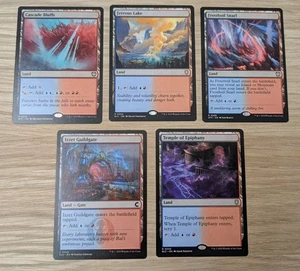 MTG Magic 5er Set Izzet Dual Lands EDH Commander Deck Staples Blau Rot Mana - Bild 1 von 1