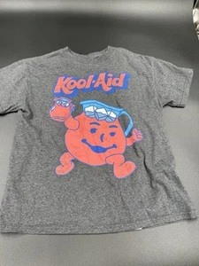 Kool-Aid sz Youth M (8) Lt Gray Short sleeves T-Shirt Mint Condition Fun Shirt - Picture 1 of 3