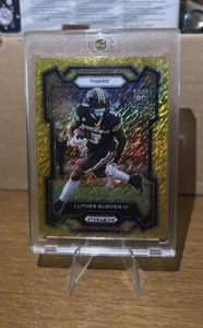 Luther Burden Gold Shimmer /15 Prizm Draft Picks Missouri/ Chicago Bears WR 2025 - Picture 1 of 5