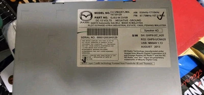 Mazda 6 2014 OEM GJS266DV0B pantalla de audio Am-fm-cd Bluetooth  Foto 1 de 4