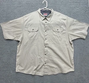 Neu ohne Etikett Wrangler Premium Qualität Komfort Flex Hemd Herren 3XL beige Freizeit Outdoor - Bild 1 von 12