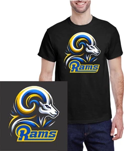 New With Tags / Rams T Shirt Quality Wicking Tee - Picture 1 of 4