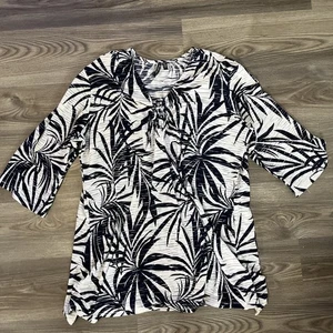 Porto Cruz Leaf Dress Swimsuit Cover-Up Women’s Size 2X Large - Picture 1 of 6