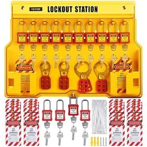 58 PCS Lockout Tagout Kits, Electrical Safety Loto Kit Includes Padlocks, Locko - Picture 1 of 1
