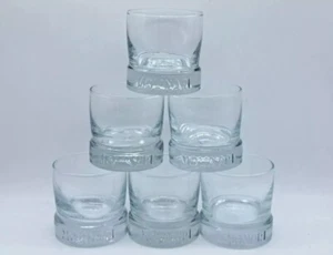 6 BICCHIERI PUBBLICITARI SAMBUCA MOLINARI ITALY-IN VETRO-GLASSES BRILLE-VINTAGE - Foto 1 di 14