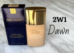 ESTEE LAUDER Double Wear SHEER Foundation Long Wear Makeup - 2W1 - Dawn - NEW - Picture 1 of 7
