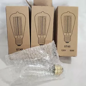 Edison Bulb Lot of 3 120V 60 Watts Brand new - Picture 1 of 3