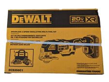 Brand New DEWALT XR 20V DCS356C1 Max 3 Speed Oscillating Multi Tool Kit