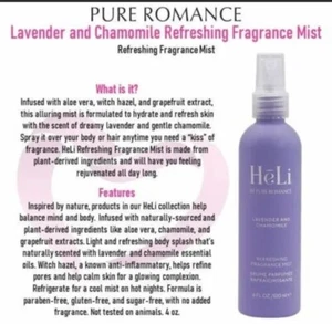 Pure Romance - HeLi Lavender & Chamomile - Hydrating fragrance mist 💓💞 - Picture 1 of 1