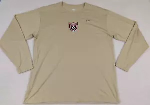 Maglia manica lunga Nike Dri-Fit uomo Amherst calcio XL gialla college football - Foto 1 di 10