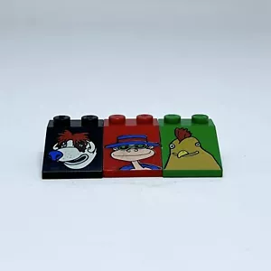 LEGO 1999 McDonald's Modello Personaggio 3x2 Pendenze (3 Pezzi) - Foto 1 di 2
