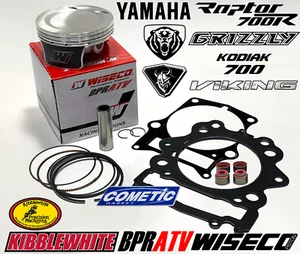 Yamaha Raptor Grizzly 700 102 Stock Bore Wiseco 10:1 bomba pistón de gas y juntas - Imagen 1 de 23