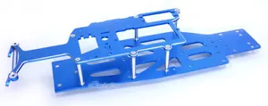 Alumminum Main Chassis +Upper Deck Servo Fuel Mount+Front Body Mount Fit RC10GT - Picture 1 of 1