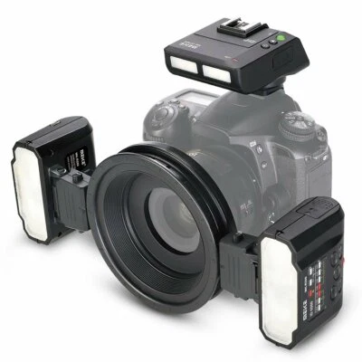 Meike MK-MT24 II Macro Twin Lite Flash with Trigger for Canon DSLR Cameras - Image 1 of 4