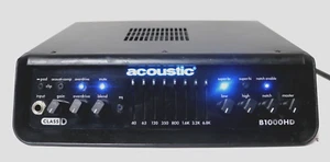Testina basso acustica B1000HD 1000 watt serie classe D - testata, spedizione gratuita! - Foto 1 di 11