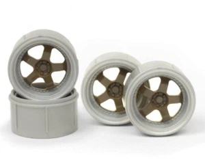 HPI 1/18 WORK MEISTER S1 Wheels OLIVE Micro RS4 (4PCS) #120171 - Picture 1 of 2