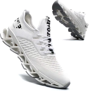 Men'S Fashion Sneakers Breathable Mesh Running Shoes Blade Non Slip Soft Sole Ca - Picture 1 of 12