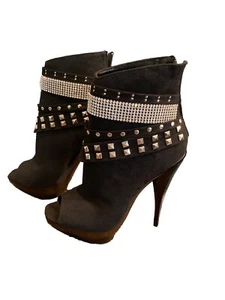 Michael Antonio Peeptoe Strass Stiefel Größe 6 1/2 - Bild 1 von 3